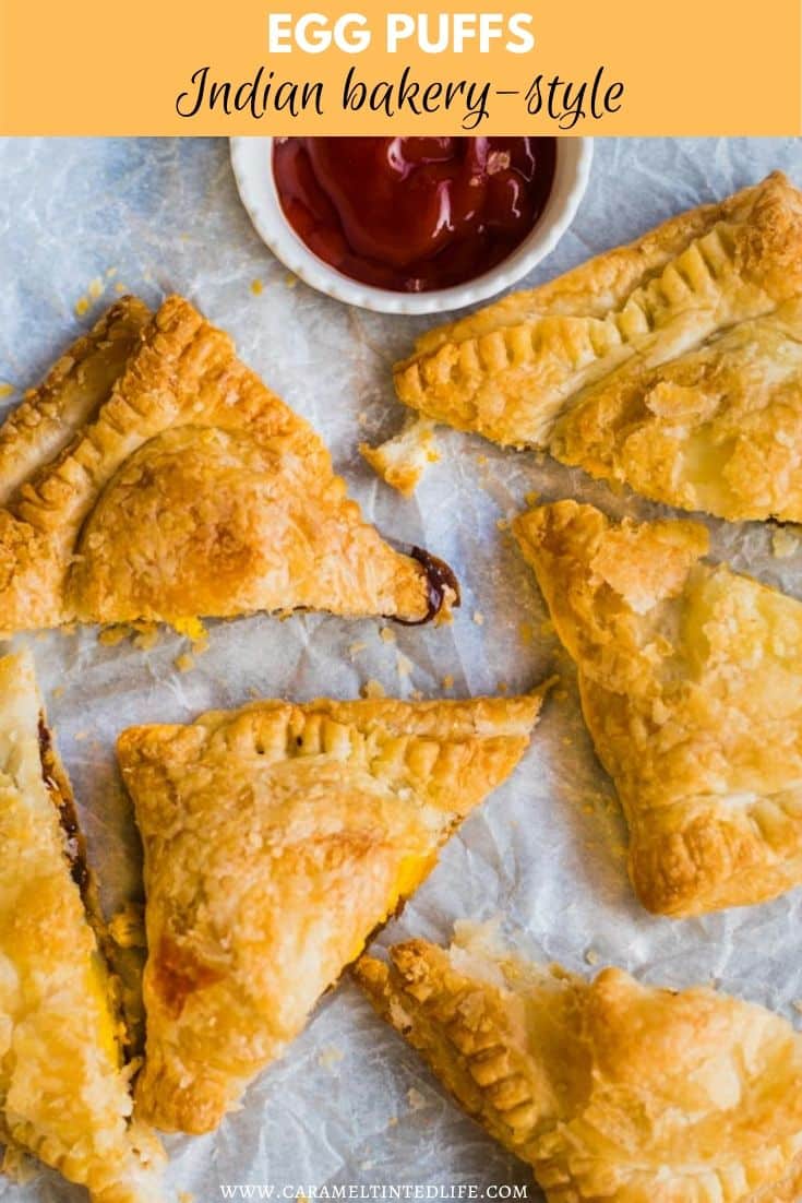 Indian Bakery Egg Puffs | Caramel Tinted Life