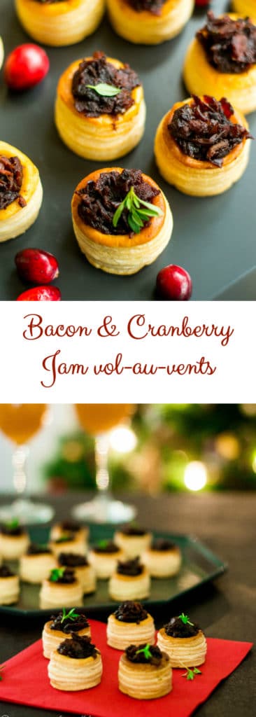 Bacon cranberry jam Christmas appetizer