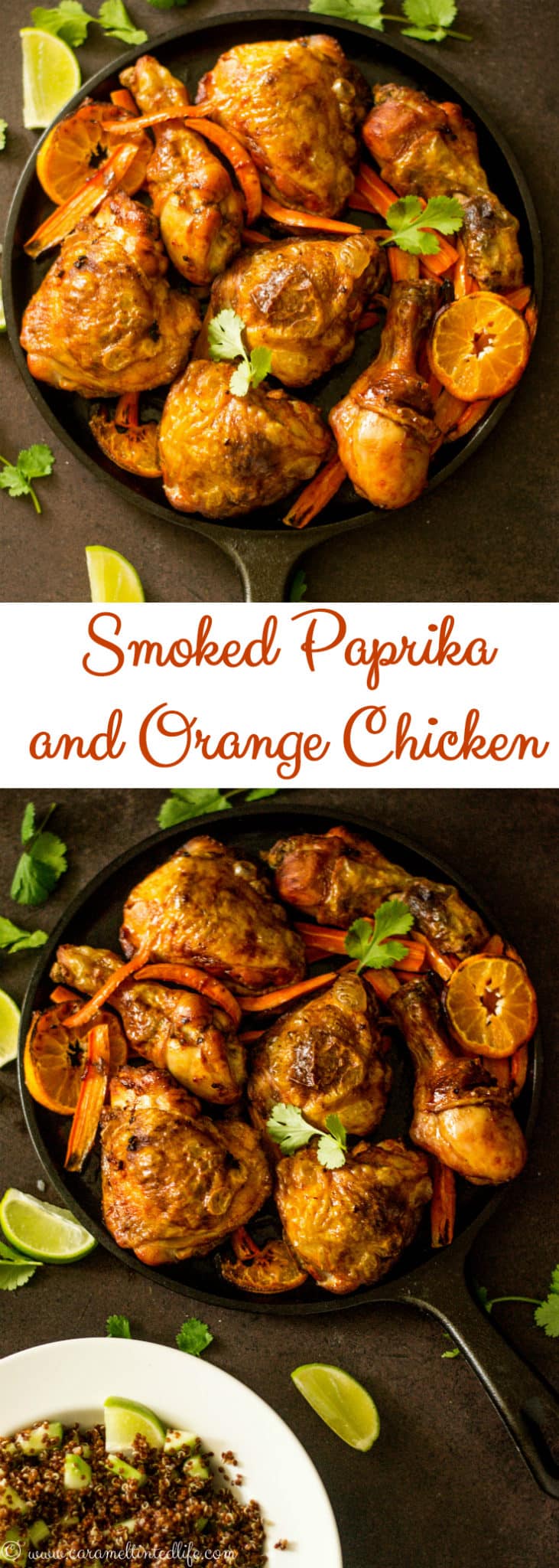 Smoked paprika and orange chicken | Caramel Tinted Life