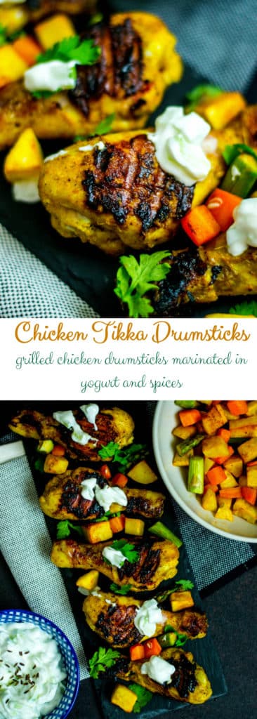 Grilled Chicken Tikka Drumsticks
