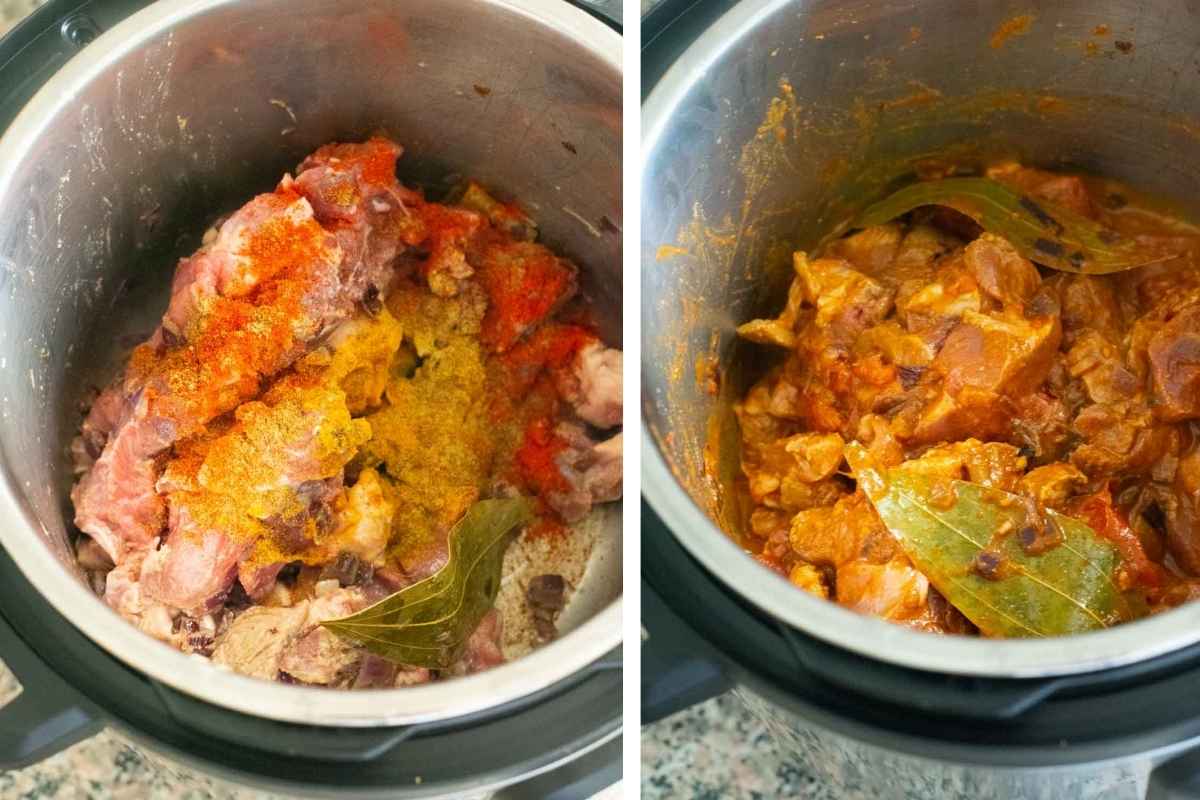 Instant Pot Lamb Bhuna an easy lamb curry