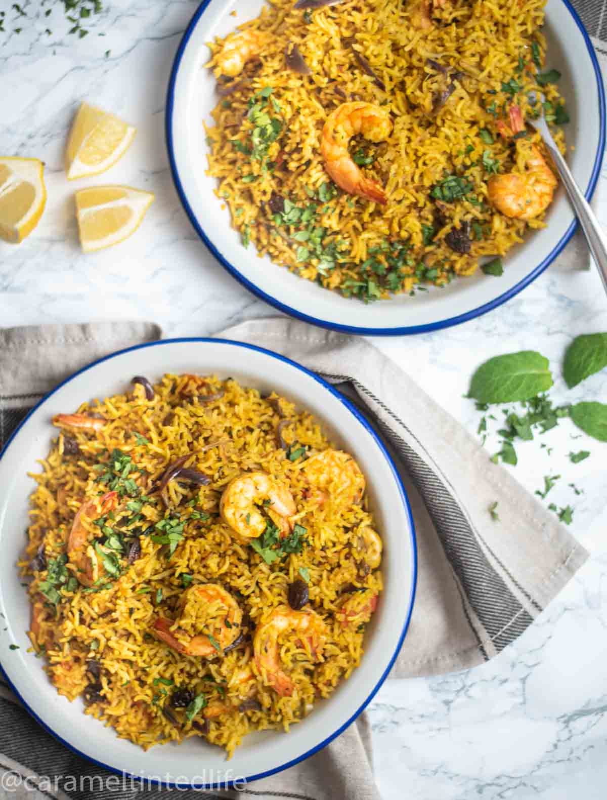 Instant Pot Shrimp Biryani