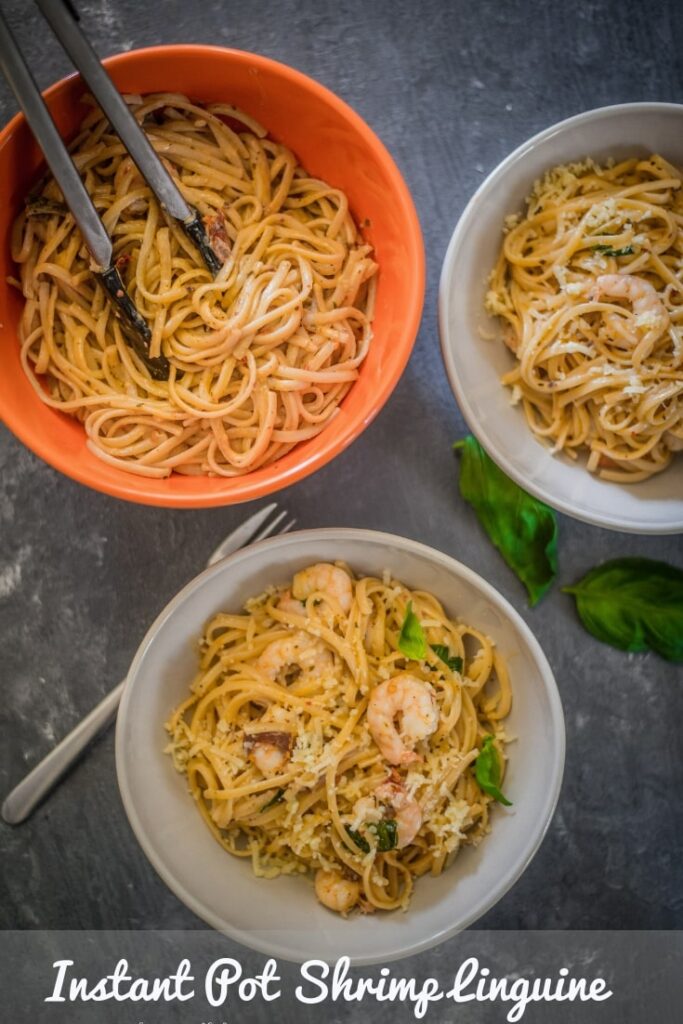 Instant Pot Shrimp Linguine