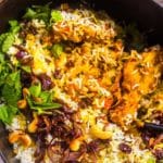 Chicken biryani with step by step instructions