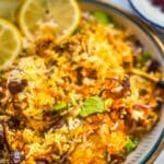 Chicken biryani with step by step instructions