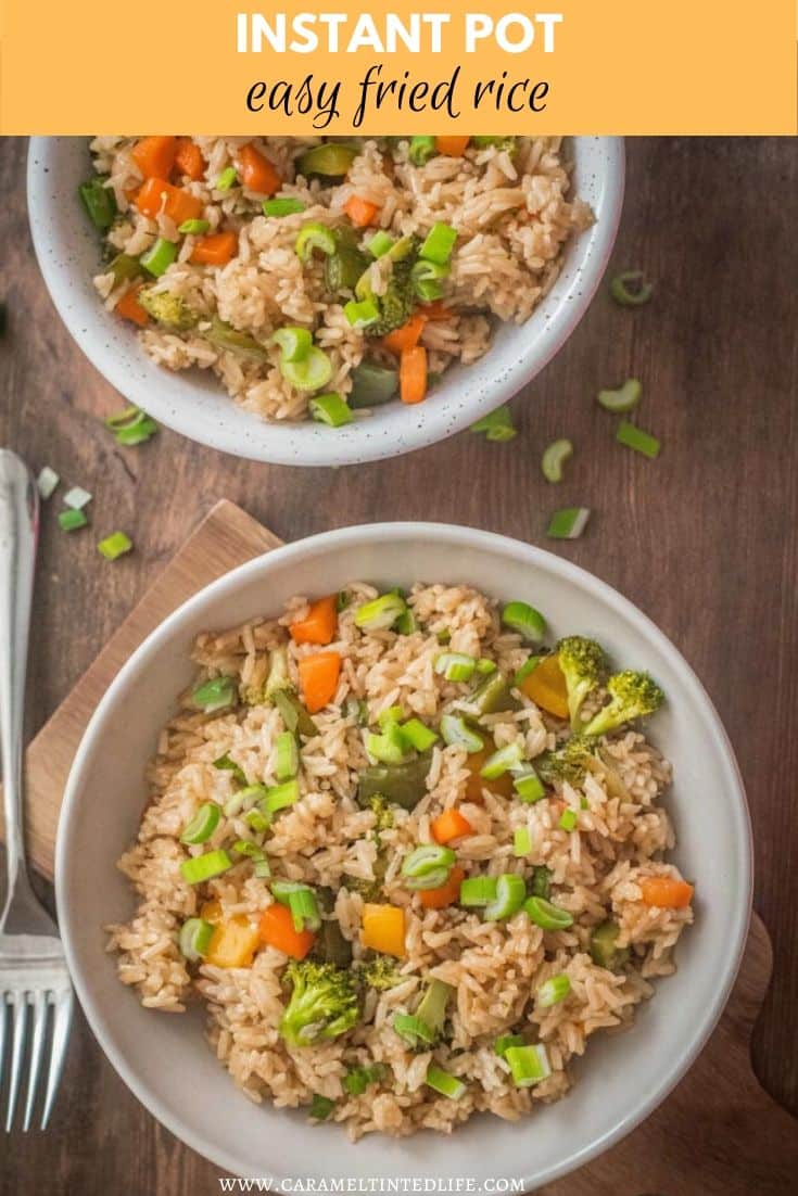 Easy Instant Pot Fried Rice - Caramel Tinted Life