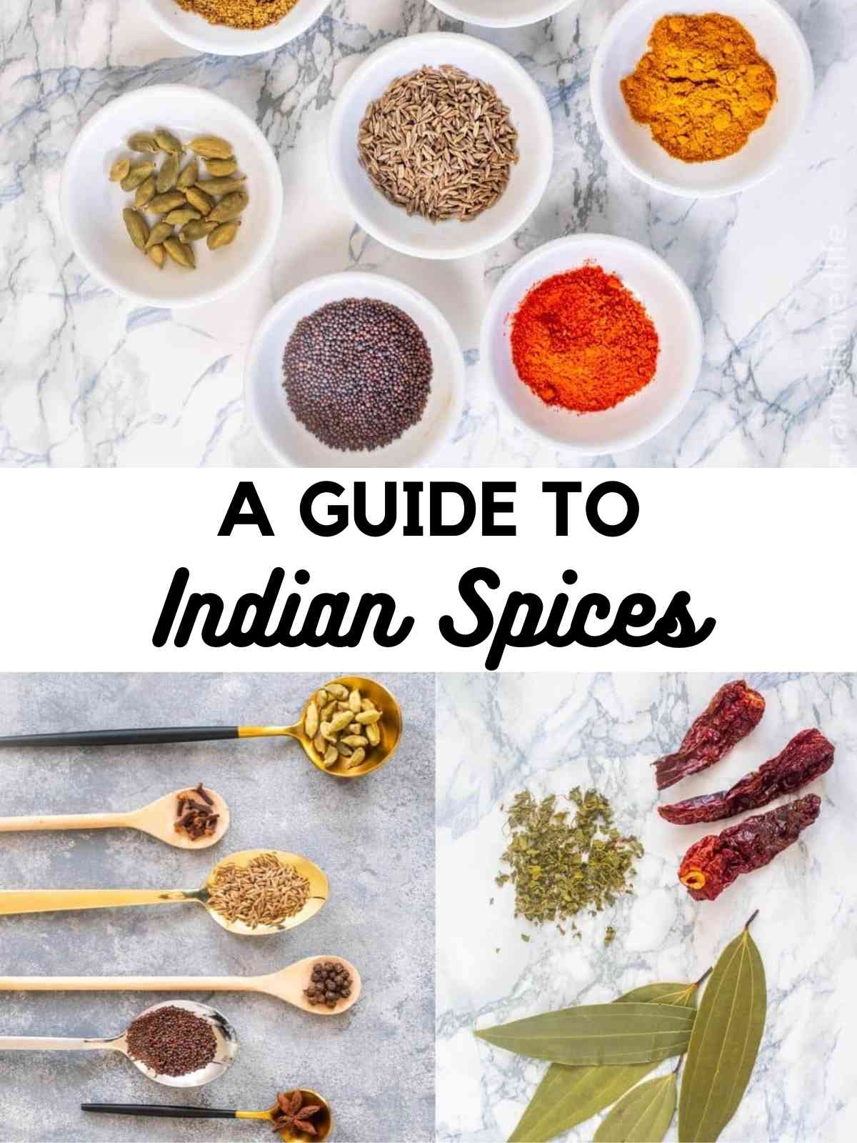 7 Indian spices, fresh herbs and whole spices for Indian cooking