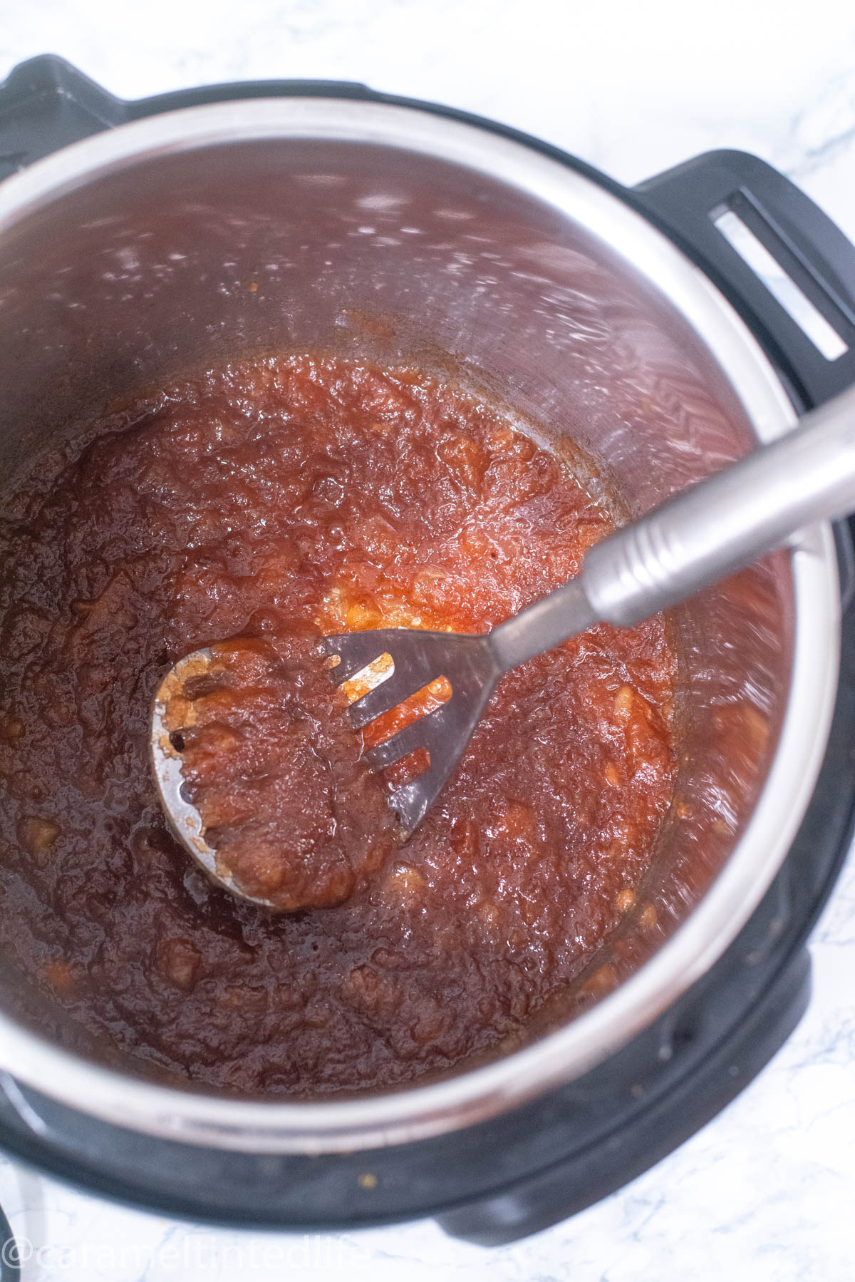 Apple jam setting in the Instant Pot