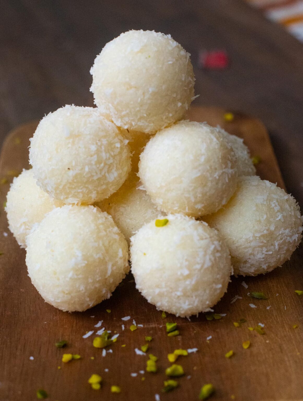 3 Ingredient Coconut Ladoos Caramel Tinted Life