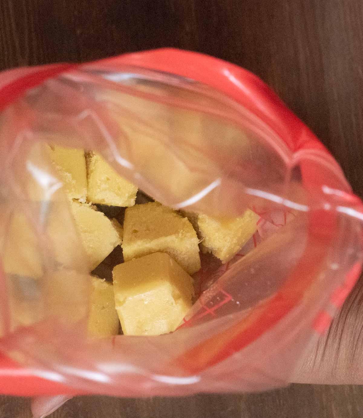 Ginger and Garlic Cubes - How to freeze, store and use