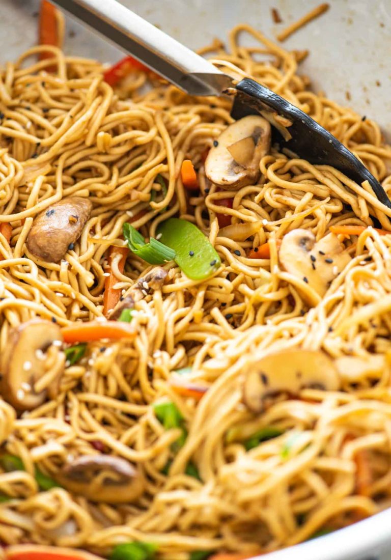 Vegetable Chow Mein - Caramel Tinted Life