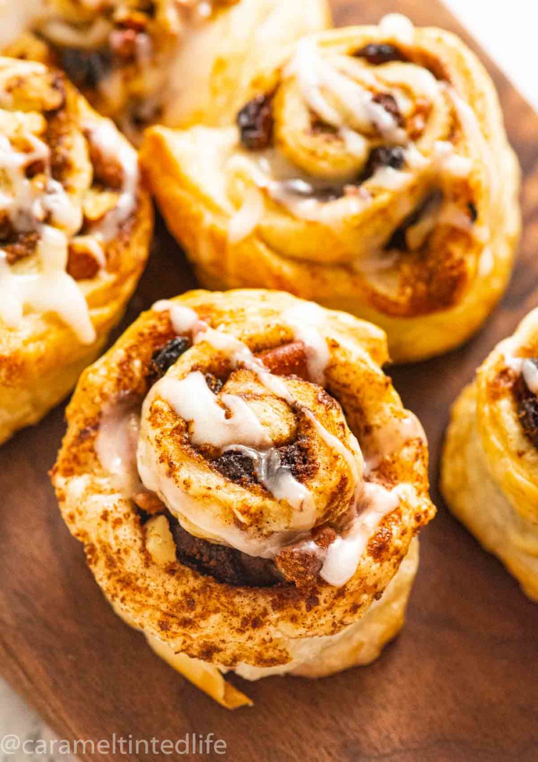 Puff Pastry Cinnamon Rolls - Caramel Tinted Life