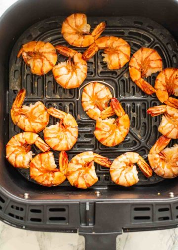 Air Fryer Frozen Shrimp - Caramel Tinted Life