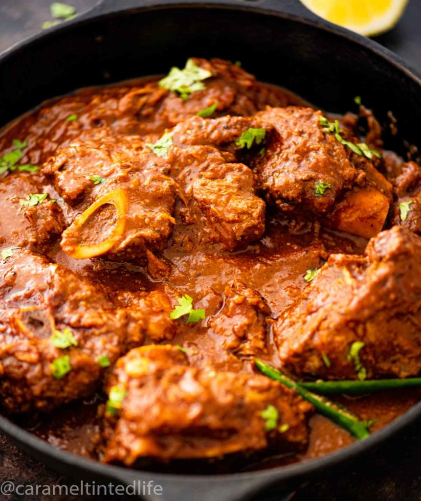 The Best Karahi Gosht Lamb Or Mutton Karahi Caramel Tinted Life