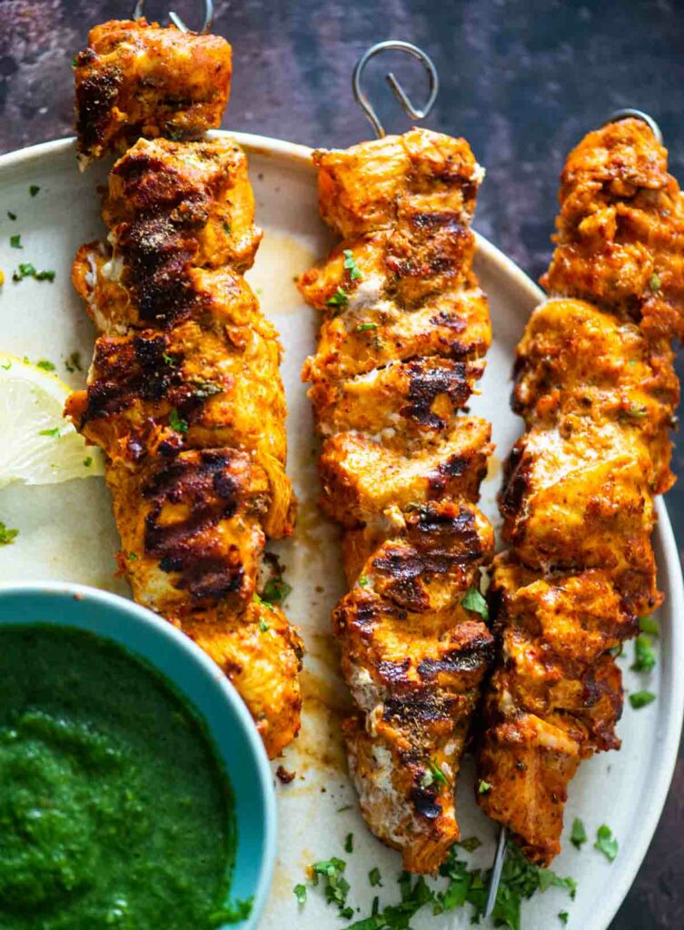 Tandoori Chicken Tikka (Oven or Stovetop or Grill) - Caramel Tinted Life