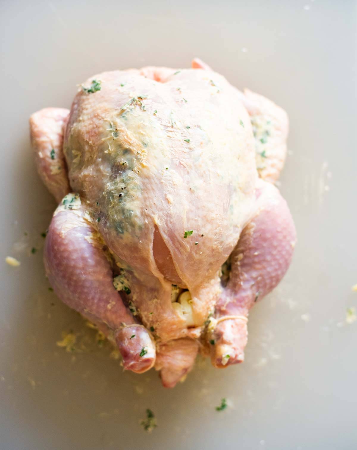 Air Fryer Whole Chicken - Confessions of a Fit Foodie