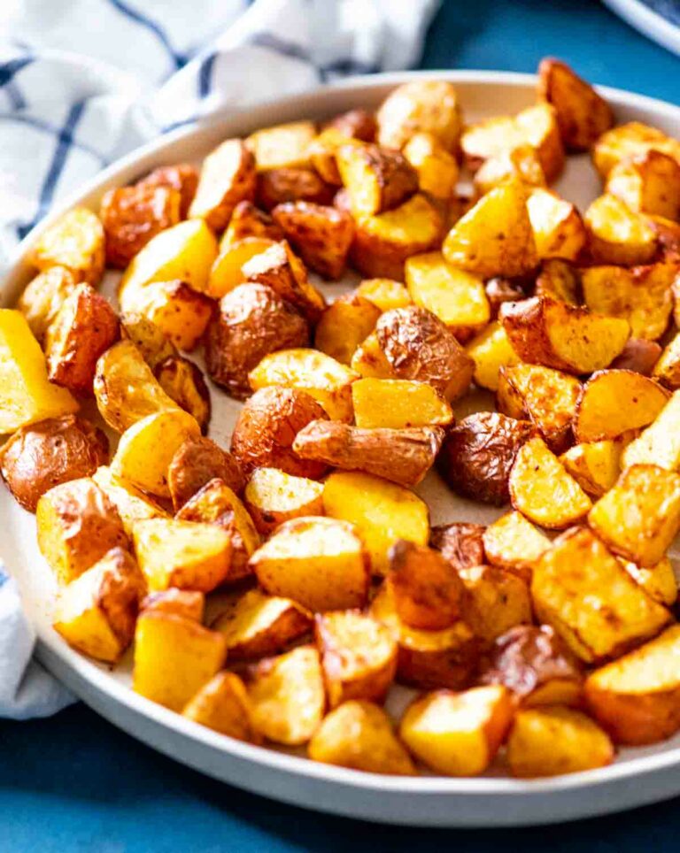 Crispy Air Fryer Breakfast Potatoes - Caramel Tinted Life