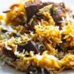 A meat and rice dish